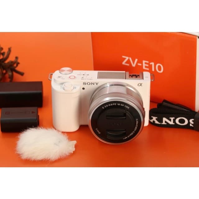 Sony ZV-E10 ZVE10 White With Kit Fullset B1114 product photo from Garasi Kamera Official
